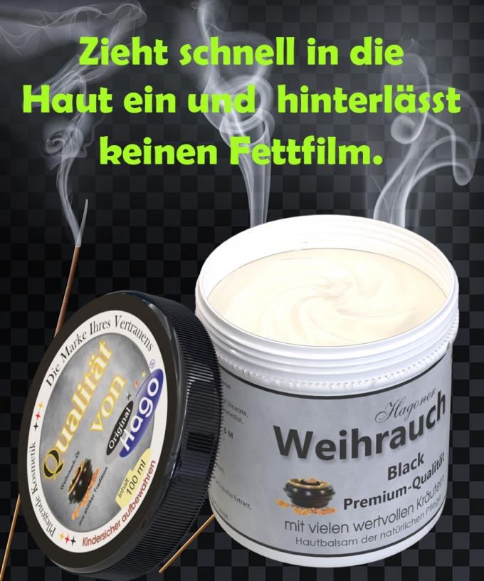 Weihrauch Black Premium Balsam 100 ml